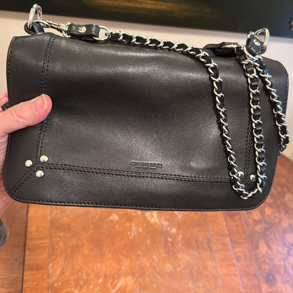 Jerome Dreyfuss Black Lambskin Bobi Bag - Picture 1 of 7